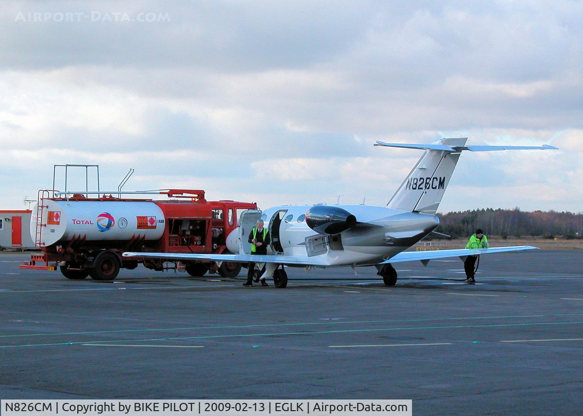 N826CM, 2008 Cessna 510 Citation Mustang Citation Mustang C/N 510-0126, BEING FUELED AND PRE-FLIGHTED PRIOR TO DEPARTURE