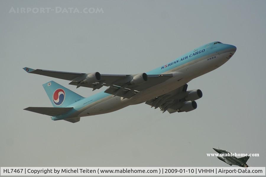HL7467, 2001 Boeing 747-4B5F/SCD C/N 27073, Korean Air Cargo