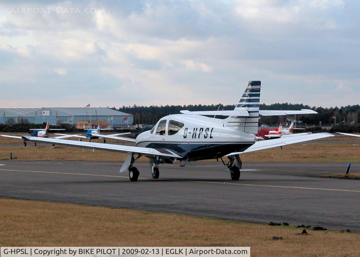 G-HPSL, 2001 Commander 114B C/N 14682, TAXYING OUT FOR RWY 07