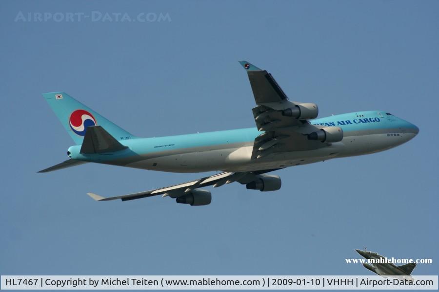 HL7467, 2001 Boeing 747-4B5F/SCD C/N 27073, Korean Air Cargo