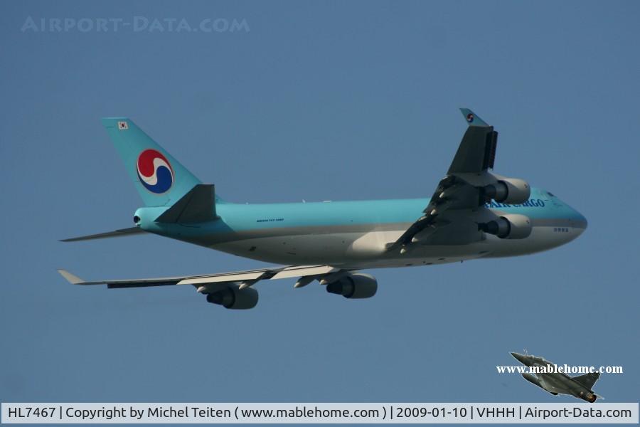 HL7467, 2001 Boeing 747-4B5F/SCD C/N 27073, Korean Air Cargo