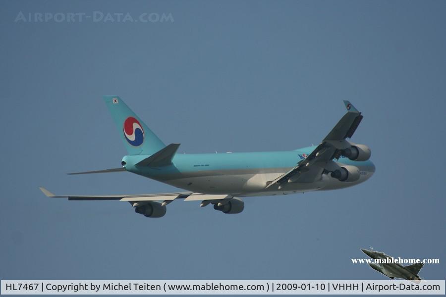 HL7467, 2001 Boeing 747-4B5F/SCD C/N 27073, Korean Air Cargo