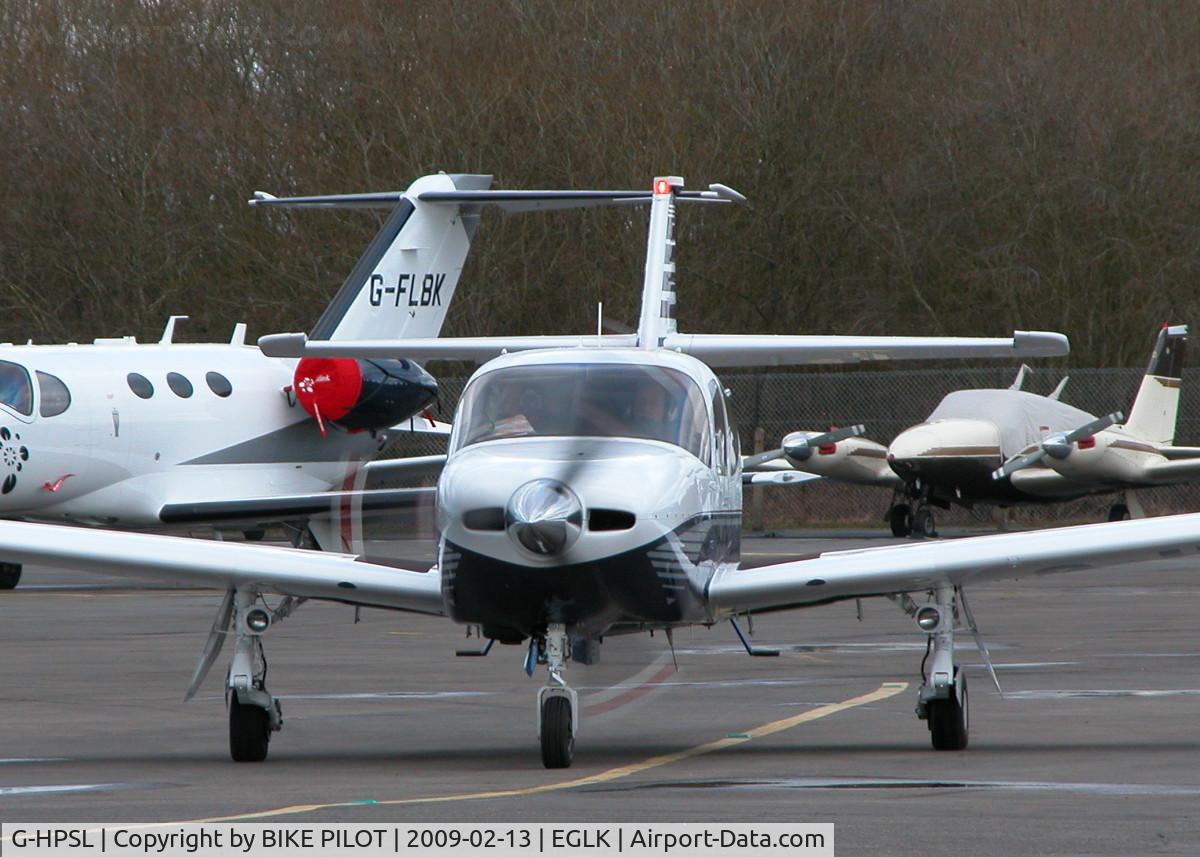 G-HPSL, 2001 Commander 114B C/N 14682, LEAVING THE TERMINAL APRON