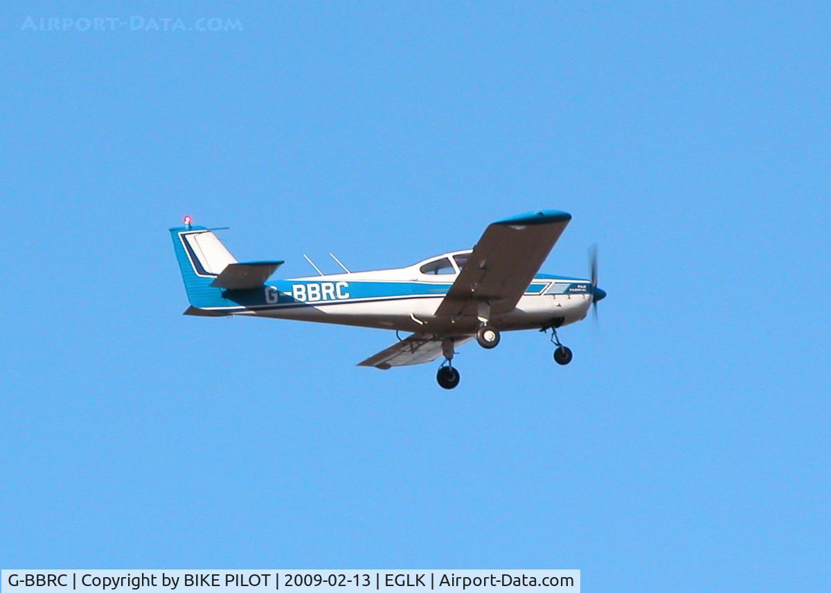 G-BBRC, 1973 Fuji FA-200-180 Aero Subaru C/N 235, CLIMB OUT FROM RWY 07