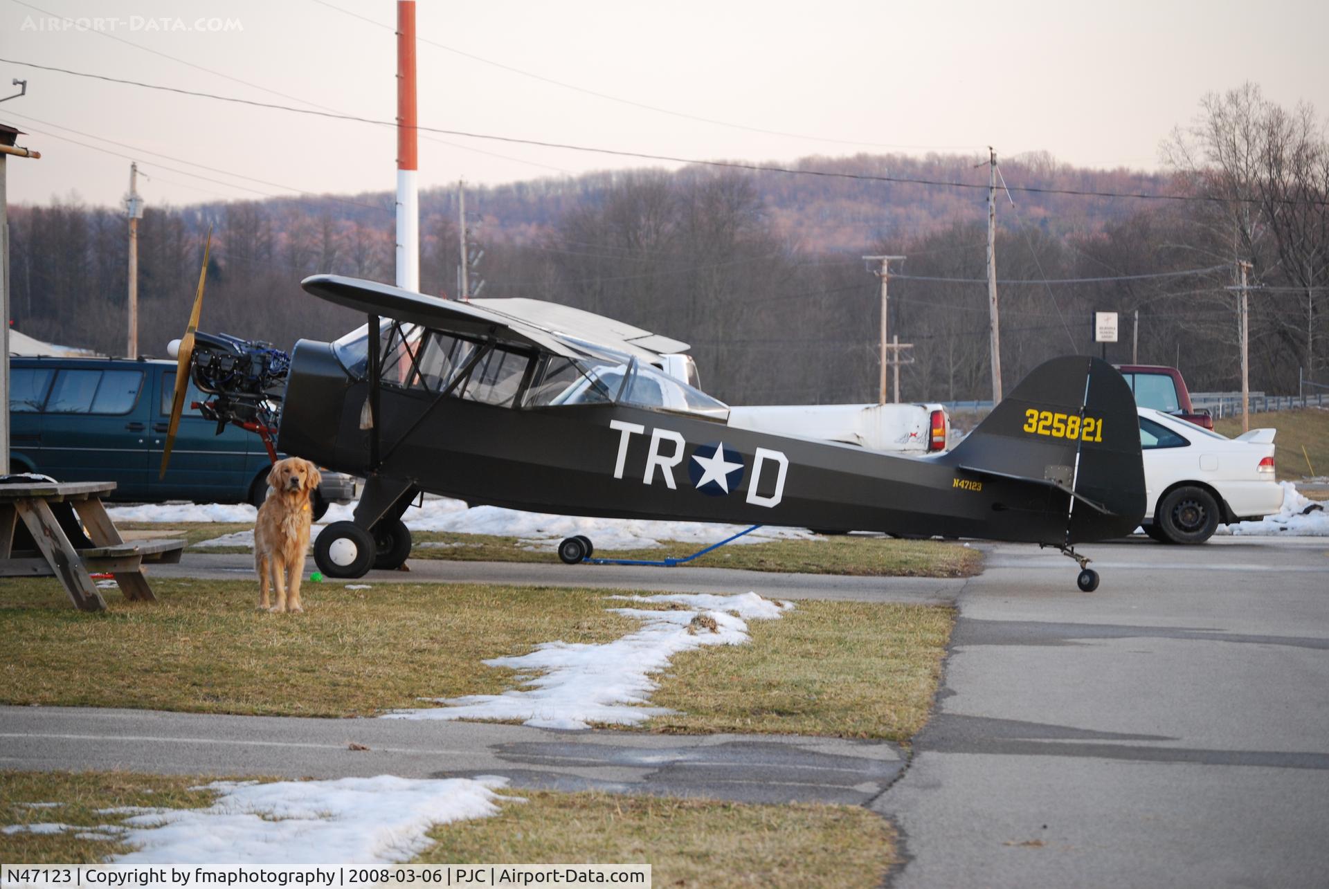 N47123, 1943 Taylorcraft DCO-65 C/N 5133, Awaiting Work