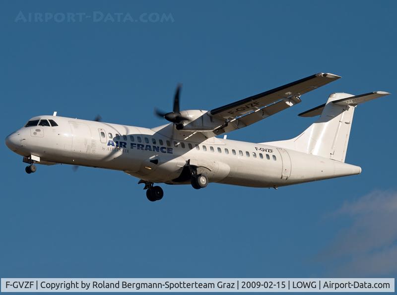 F-GVZF, 1995 ATR 72-212 C/N 461, ATR 72-200