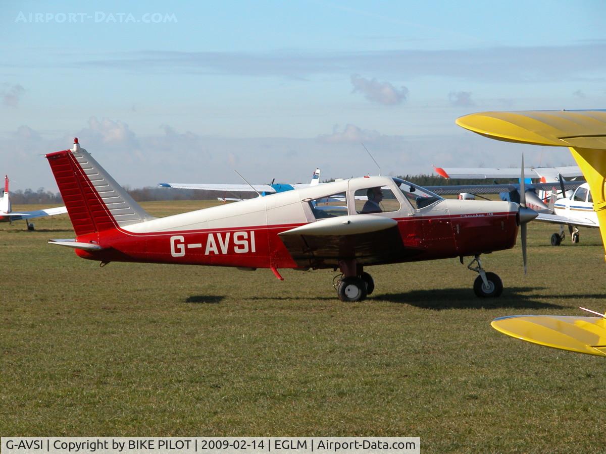 G-AVSI, 1967 Piper PA-28-140 Cherokee C/N 28-23148, TAXYING TO RWY 25