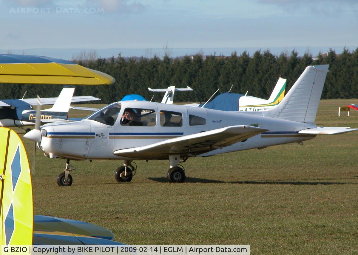 G-BZIO, 2000 Piper PA-28-161 Cherokee Warrior III C/N 2842085, TAXYING TO PARKING SLOT