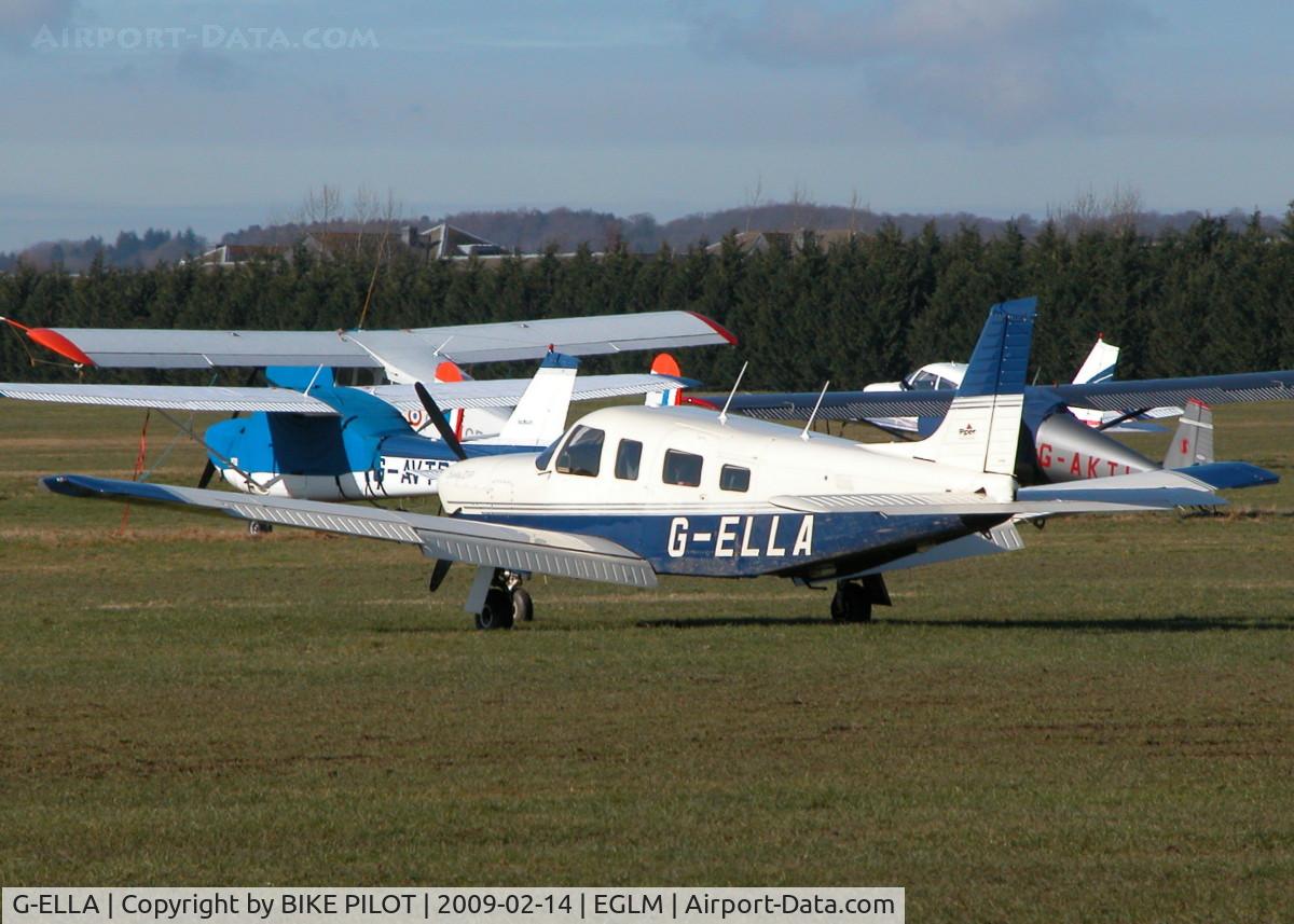 G-ELLA, 1996 Piper PA-32R-301 Saratoga SP C/N 32-46050, PARKED UP