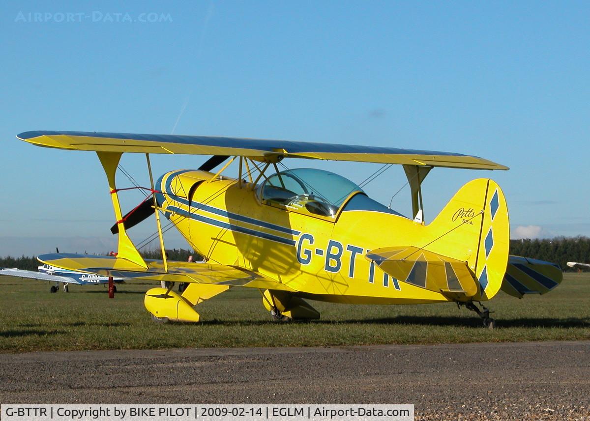 G-BTTR, 1979 Aerotek Pitts S-2A Special C/N 2208, ONE OF TWO PITTS PARKED UP IN THE SUN