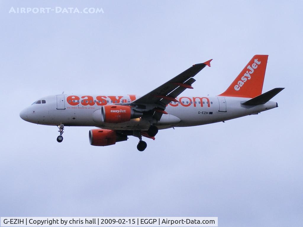 G-EZIH, 2005 Airbus A319-111 C/N 2463, Easyjet
