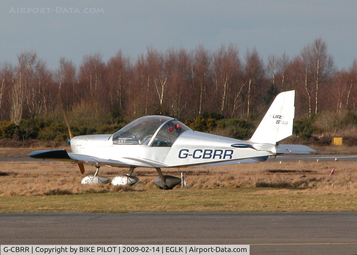 G-CBRR, 2002 Aerotechnik EV-97 Eurostar C/N PFA 315-13919, EUROSTAR IN VISITORS A/C PARK
