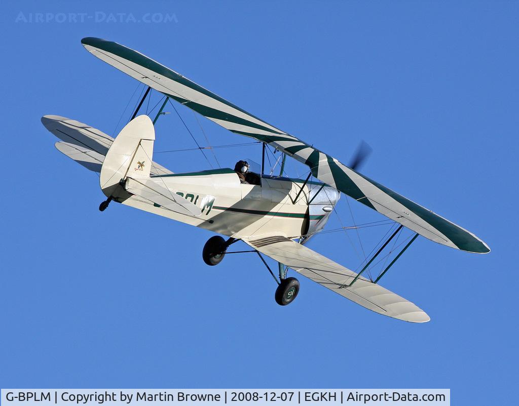 G-BPLM, 1948 Stampe-Vertongen SV-4C C/N 1004, Joining the circuit after an aerobatic display