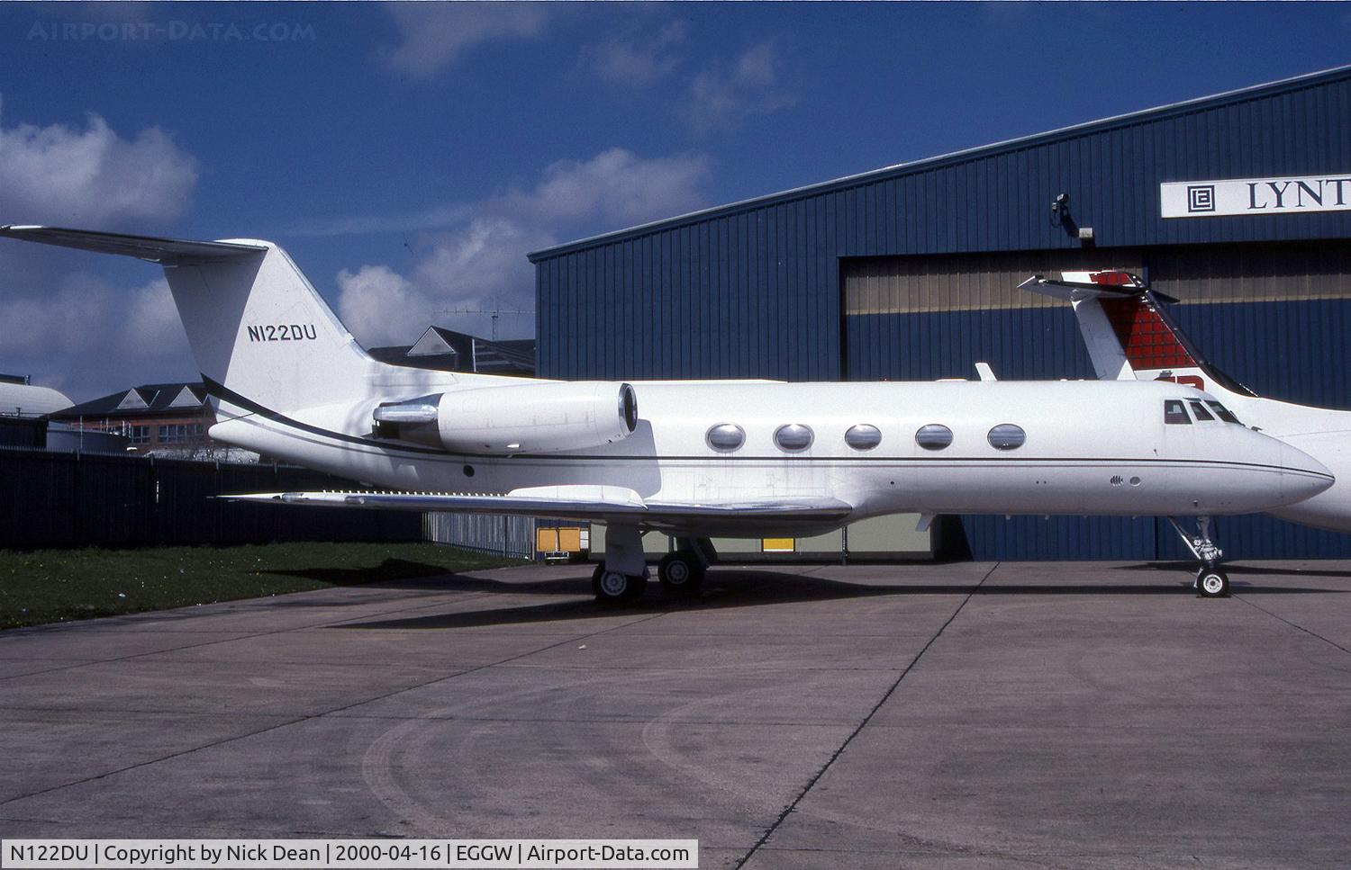 N122DU, 1967 Grumman G-1159 Gulfstream II C/N 6, EGGW