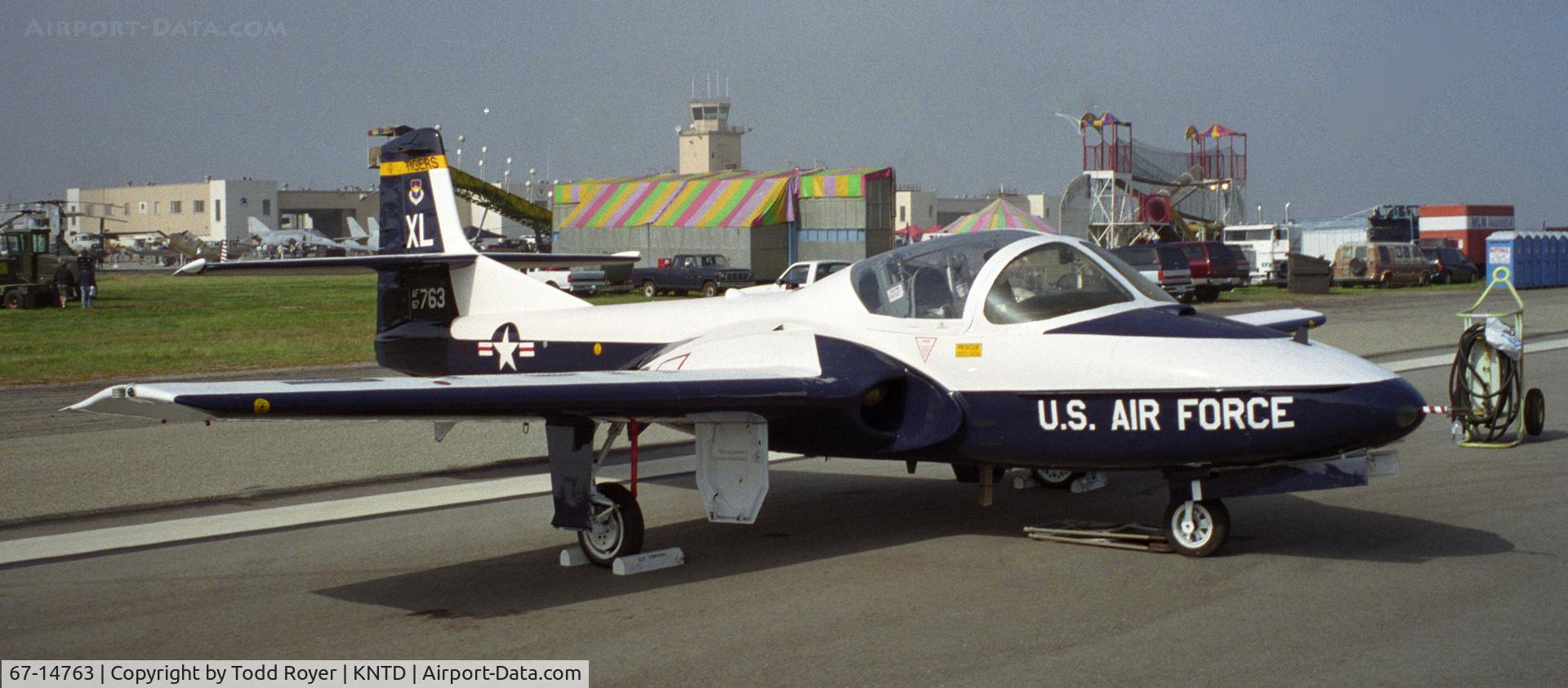 67-14763, 1967 Cessna T-37B Tweety Bird C/N 41027, Point Mugu Airshow