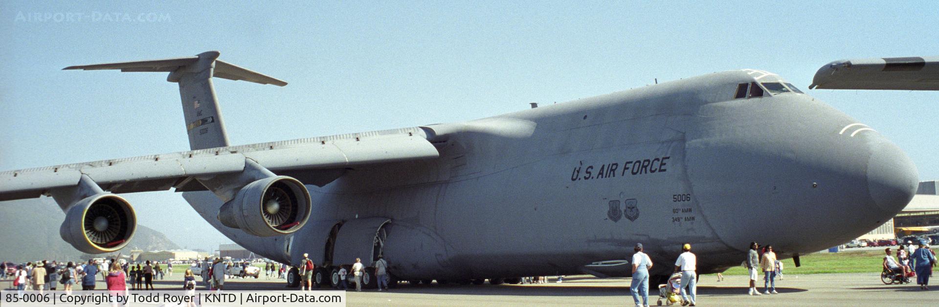 85-0006, 1985 Lockheed C-5B Galaxy C/N 500-0092, Point Mugu Airshow