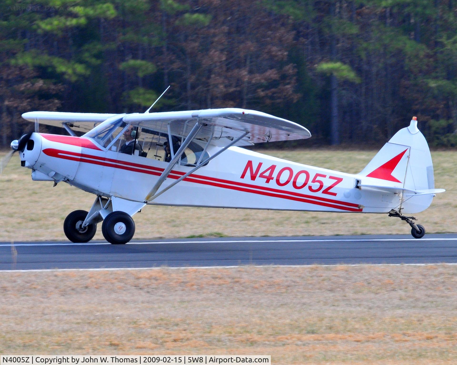 N4005Z, 1963 Piper PA-18-150 Super Cub C/N 18-7956, Arriving runway 4