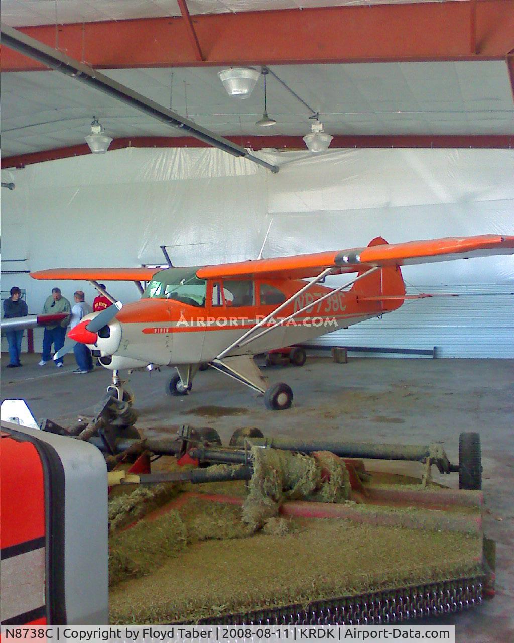 N8738C, 1953 Piper PA-22-135 Tri-Pacer C/N 22-1387, Pretty Much Abandoned 135hp TriPacer