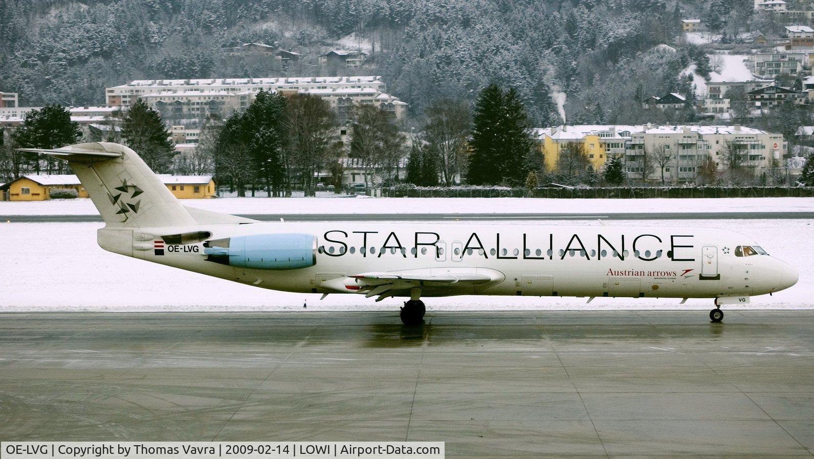 OE-LVG, 1994 Fokker 100 (F-28-0100) C/N 11520, Austrian Arrows Fokker F-100 REG: OE-LVG