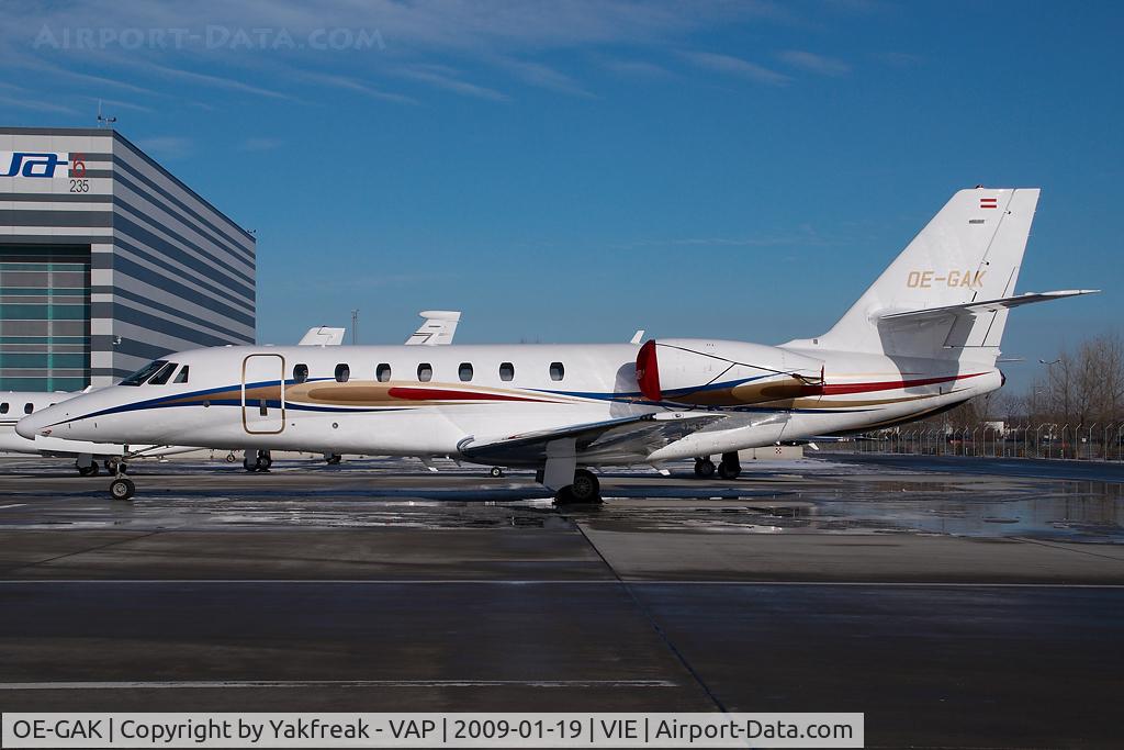 OE-GAK, 2008 Cessna 680 Citation Sovereign C/N 680-0186, Jet Alliance Cessna 680 Sovereign