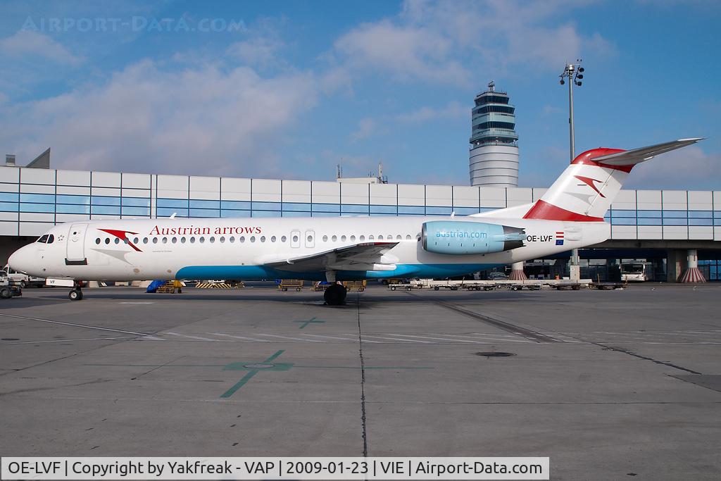 OE-LVF, 1993 Fokker 100 (F-28-0100) C/N 11483, Austrian Arrows Fokker 100