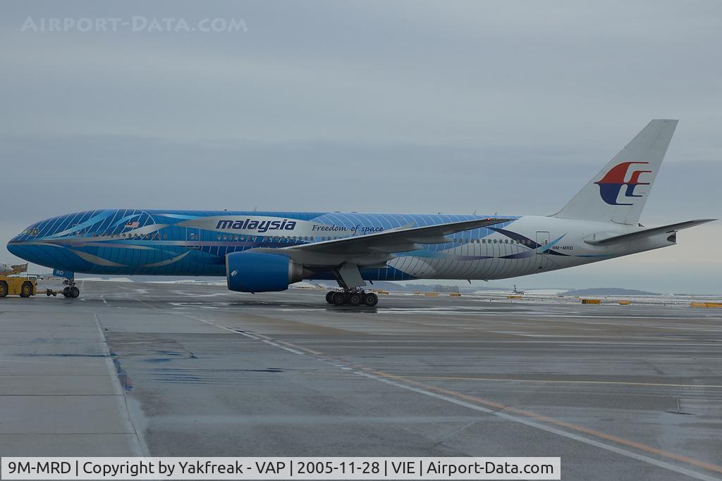 9M-MRD, 1997 Boeing 777-2H6/ER C/N 28411, Malaysian Boeing 777-200