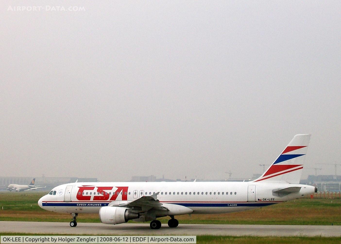 OK-LEE, 2006 Airbus A320-214 C/N 2719, On the way to Prague
