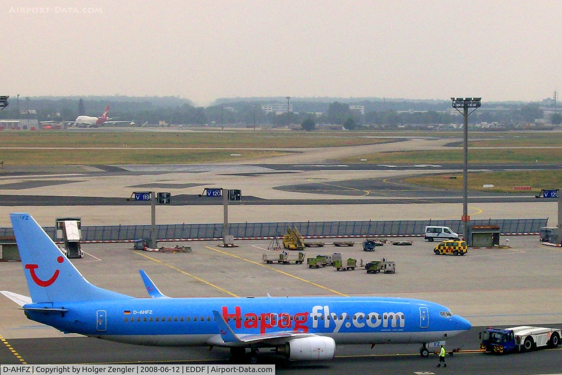 D-AHFZ, 2001 Boeing 737-8K5 C/N 30883, Pusher´s last control