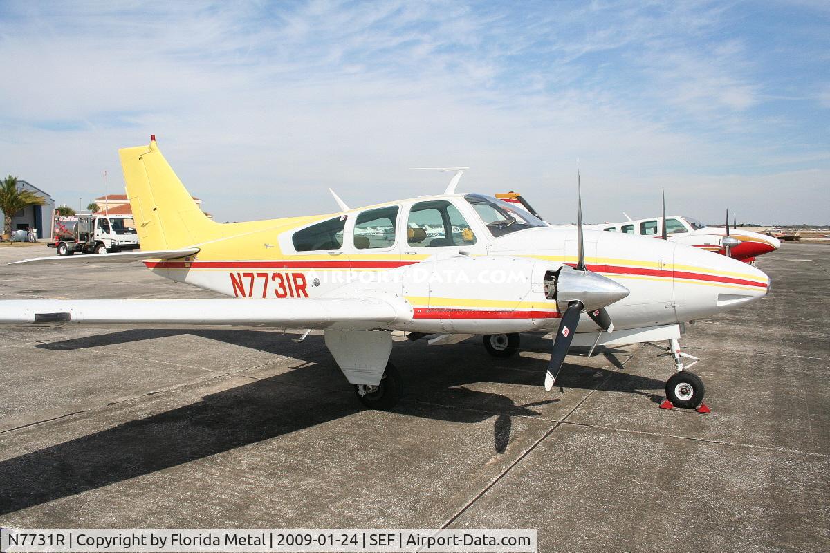 N7731R, 1968 Beech D55 Baron C/N TE-645, Beech D55 Baron