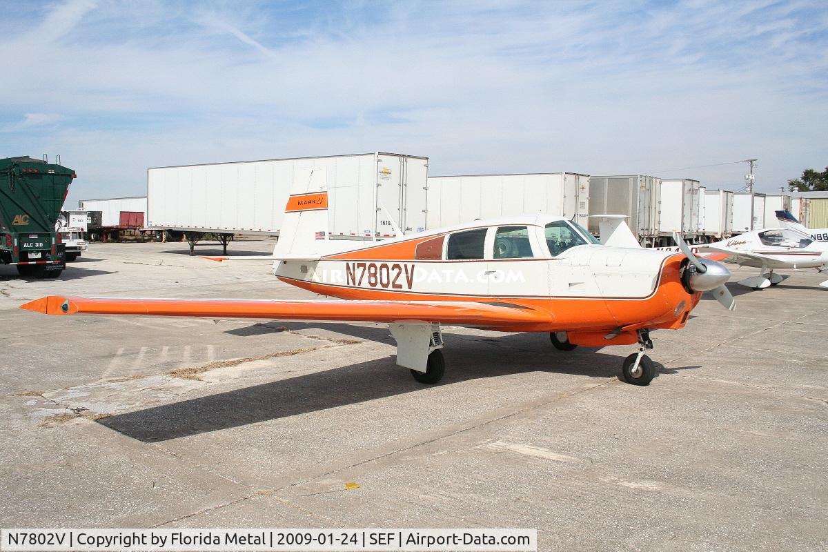N7802V, 1964 Mooney M20C Ranger C/N 2808, Mooney M20C