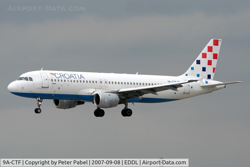 9A-CTF, 1991 Airbus A320-211 C/N 258, DUS Trip
