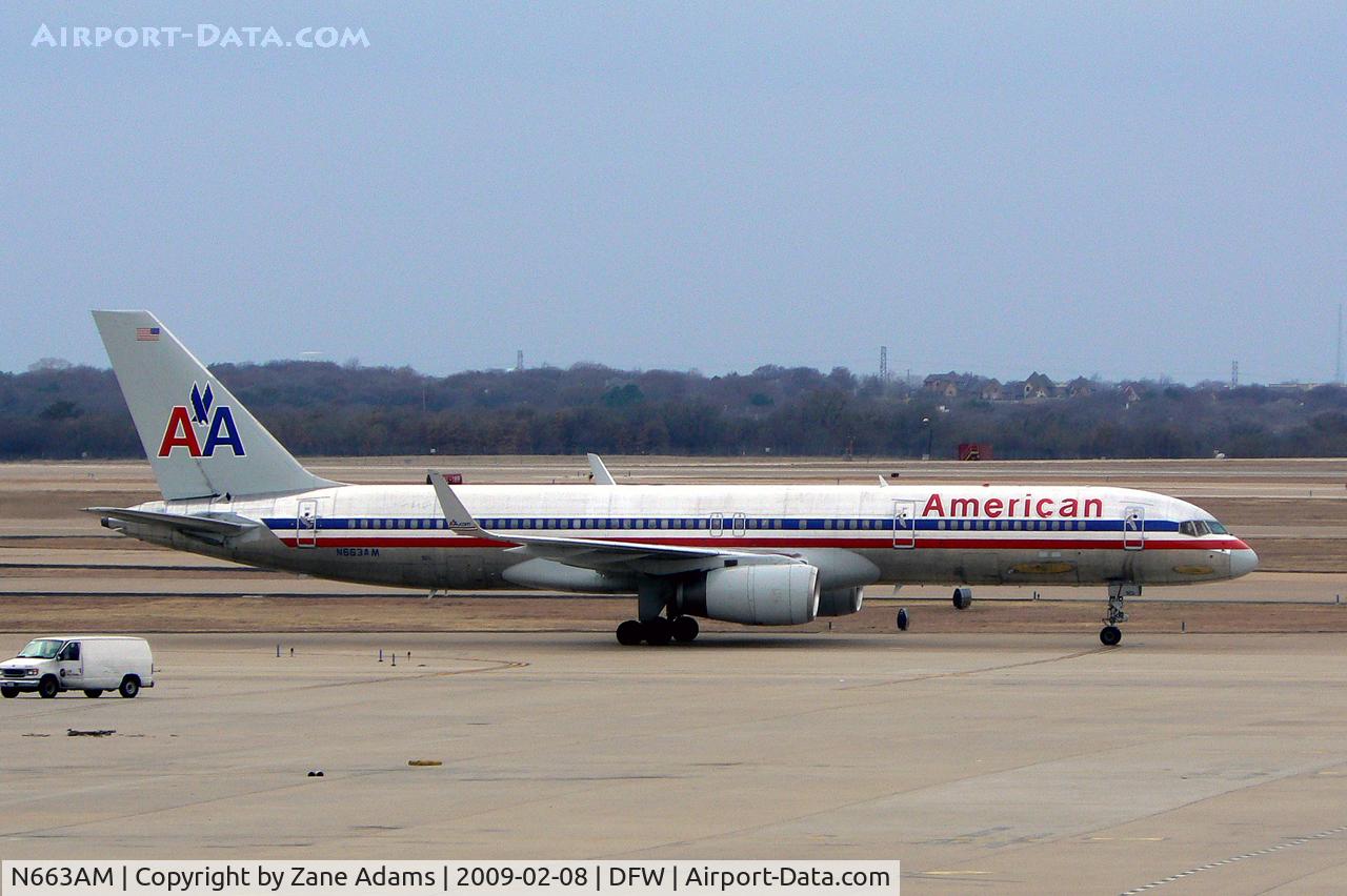 N663AM, 1992 Boeing 757-223 C/N 25297, American Airlines 757 at DFW