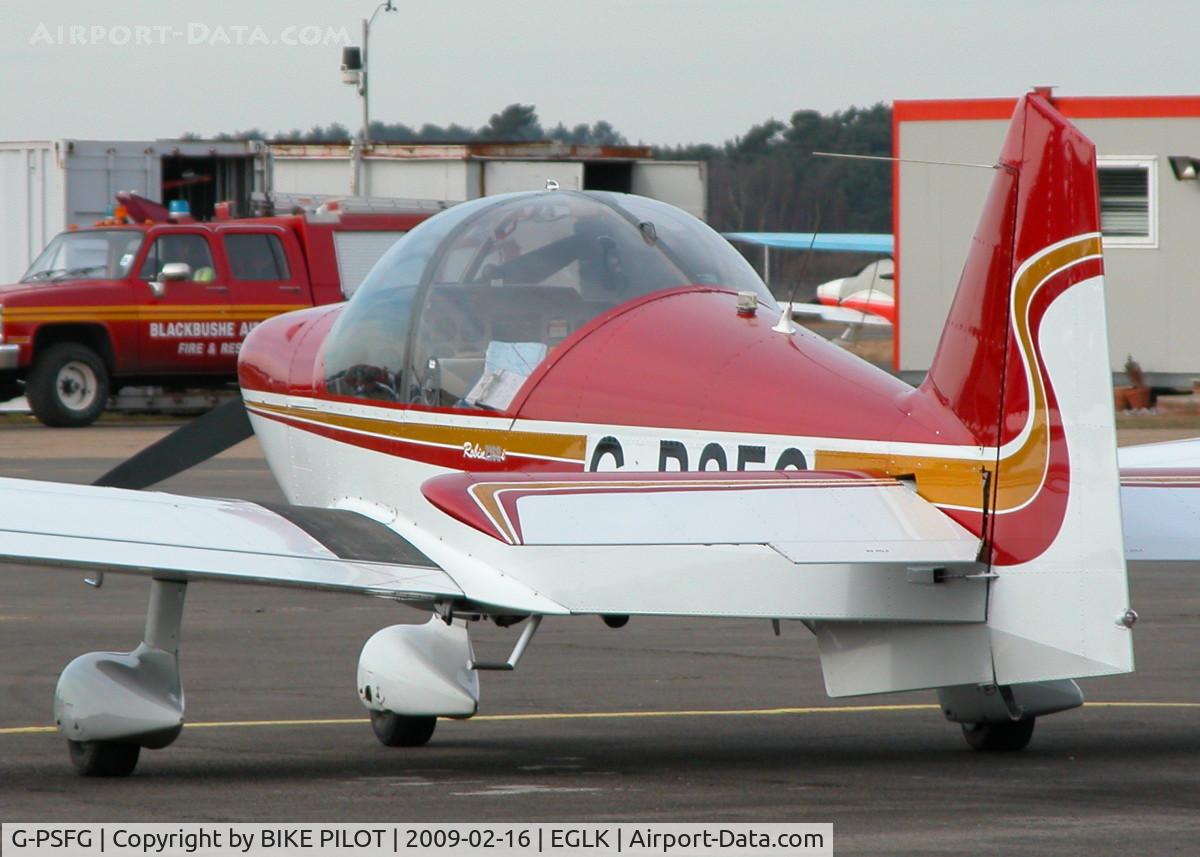 G-PSFG, 1999 Robin R-2160i Alpha Sport Alpha Sport C/N 337, SHORT LUNCHTIME STOP OVER ON THE TERMINAL APRON
