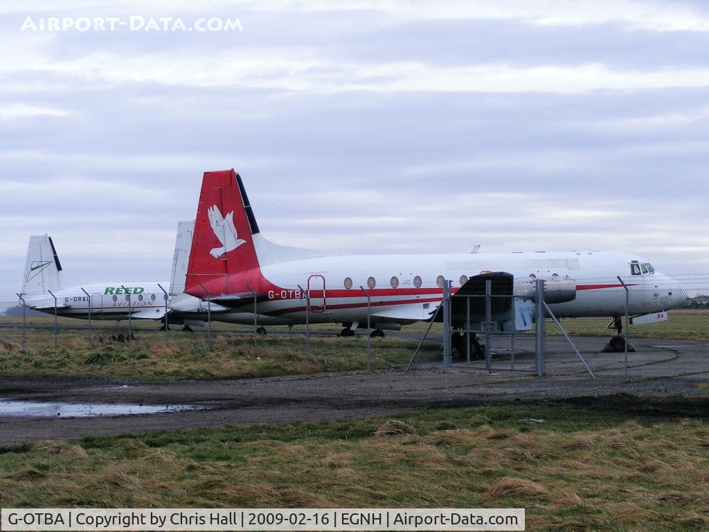 G-OTBA, 1973 Hawker Siddeley HS.748 Series 2A C/N 1712, with two other ex Emerald Airways 748's
