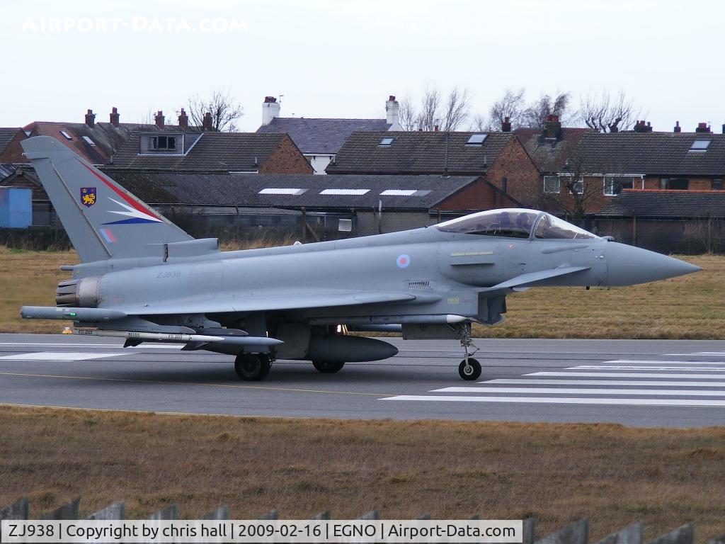 ZJ938, 2008 Eurofighter EF-2000 Typhoon FGR4 C/N 0131/BS031, Eurofighter Typhoon FGR4