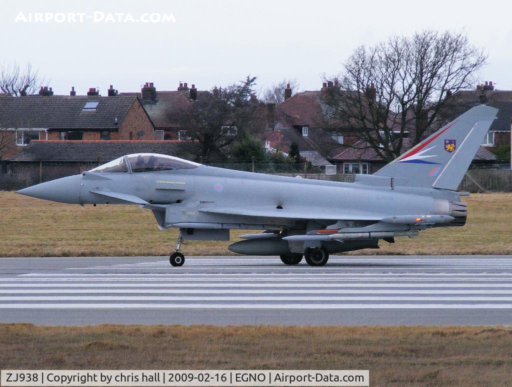 ZJ938, 2008 Eurofighter EF-2000 Typhoon FGR4 C/N 0131/BS031, Eurofighter Typhoon FGR4