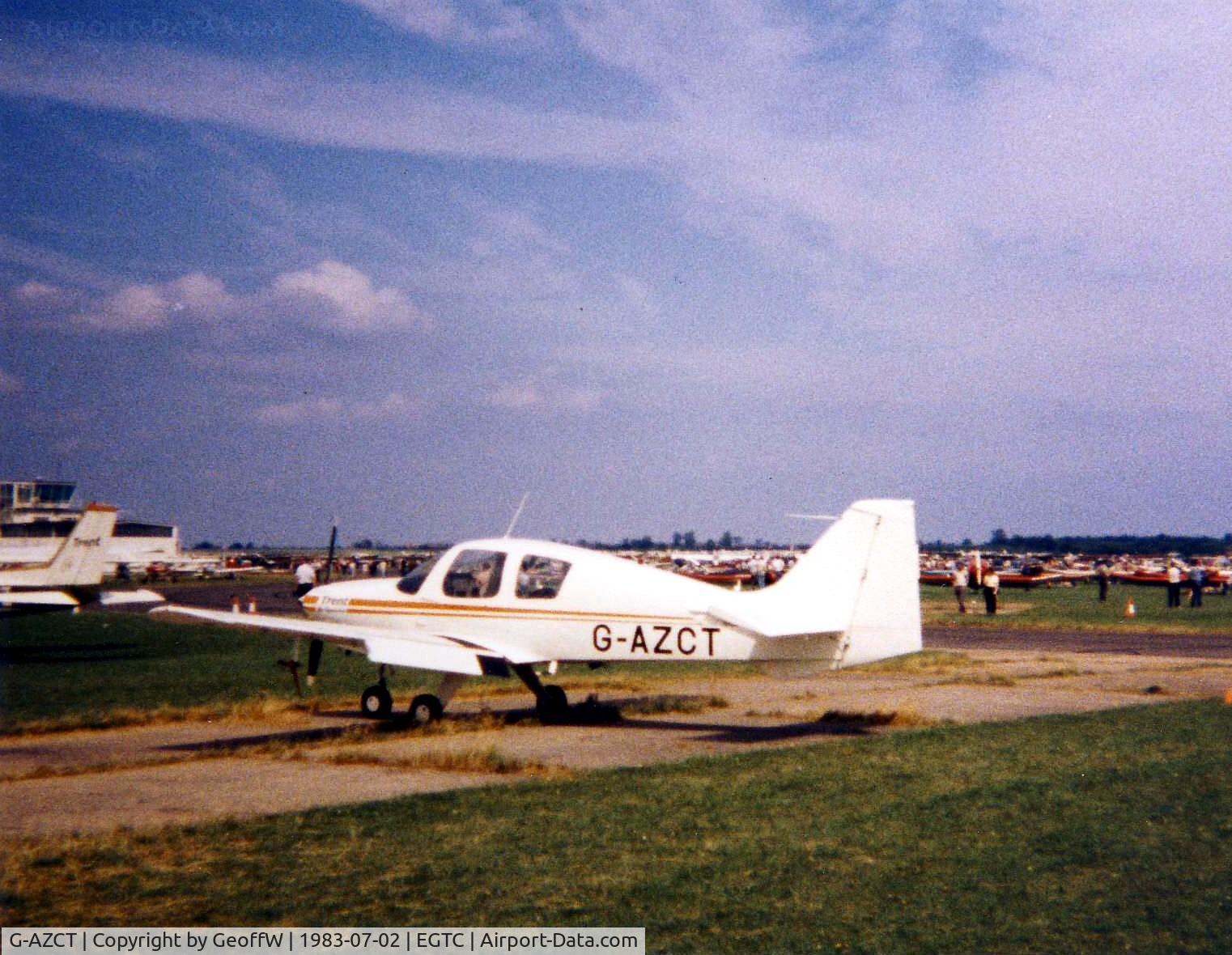 G-AZCT, 1970 Beagle B-121 Pup Series 1 (Pup 100) C/N B121-161, Beagle B.121 Pup 1 G-AZCT attending the 1983 PFA Rally at Cranfield