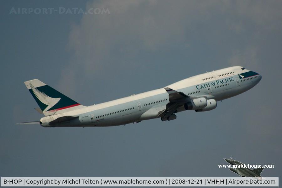 B-HOP, 1989 Boeing 747-467 C/N 23815, Cathay Pacific