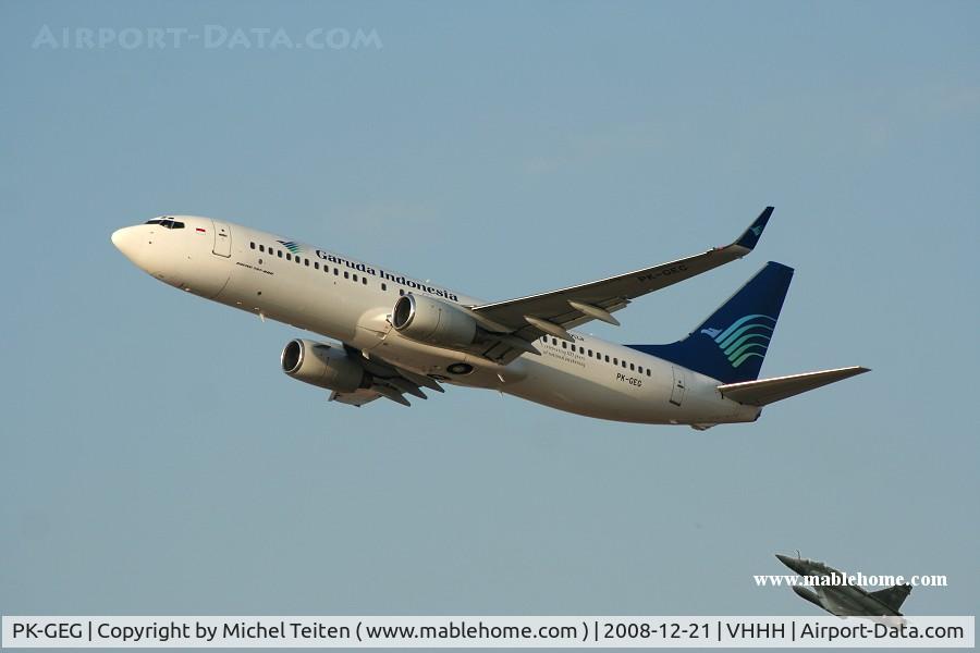 PK-GEG, 2002 Boeing 737-83N C/N 30033, Garuda