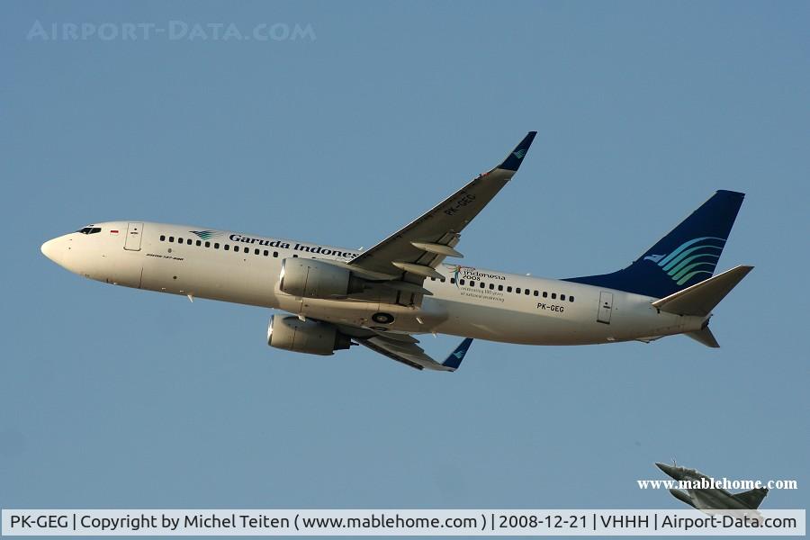 PK-GEG, 2002 Boeing 737-83N C/N 30033, Garuda