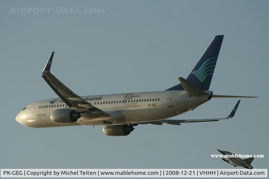 PK-GEG, 2002 Boeing 737-83N C/N 30033, Garuda