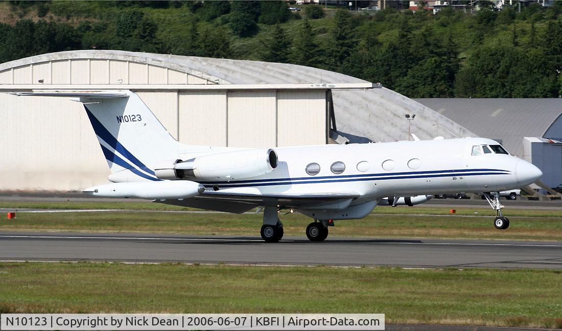 N10123, 1971 Grumman G-1159 Gulfstream II C/N 107, KBFI G1159 Gufstream IITT (one of the few TT's left)