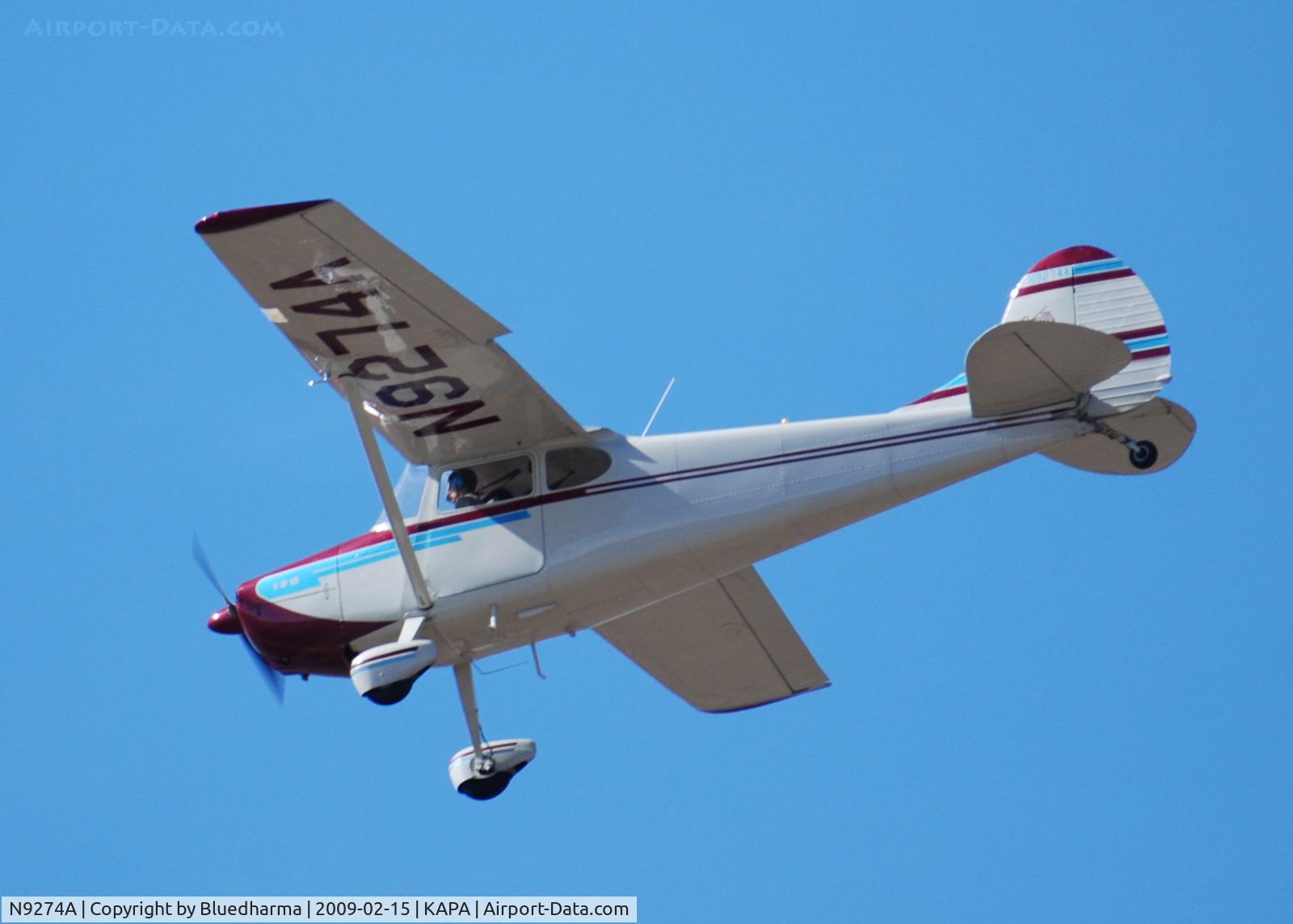 N9274A, 1949 Cessna 170A C/N 19035, Touch and Go on 17R.