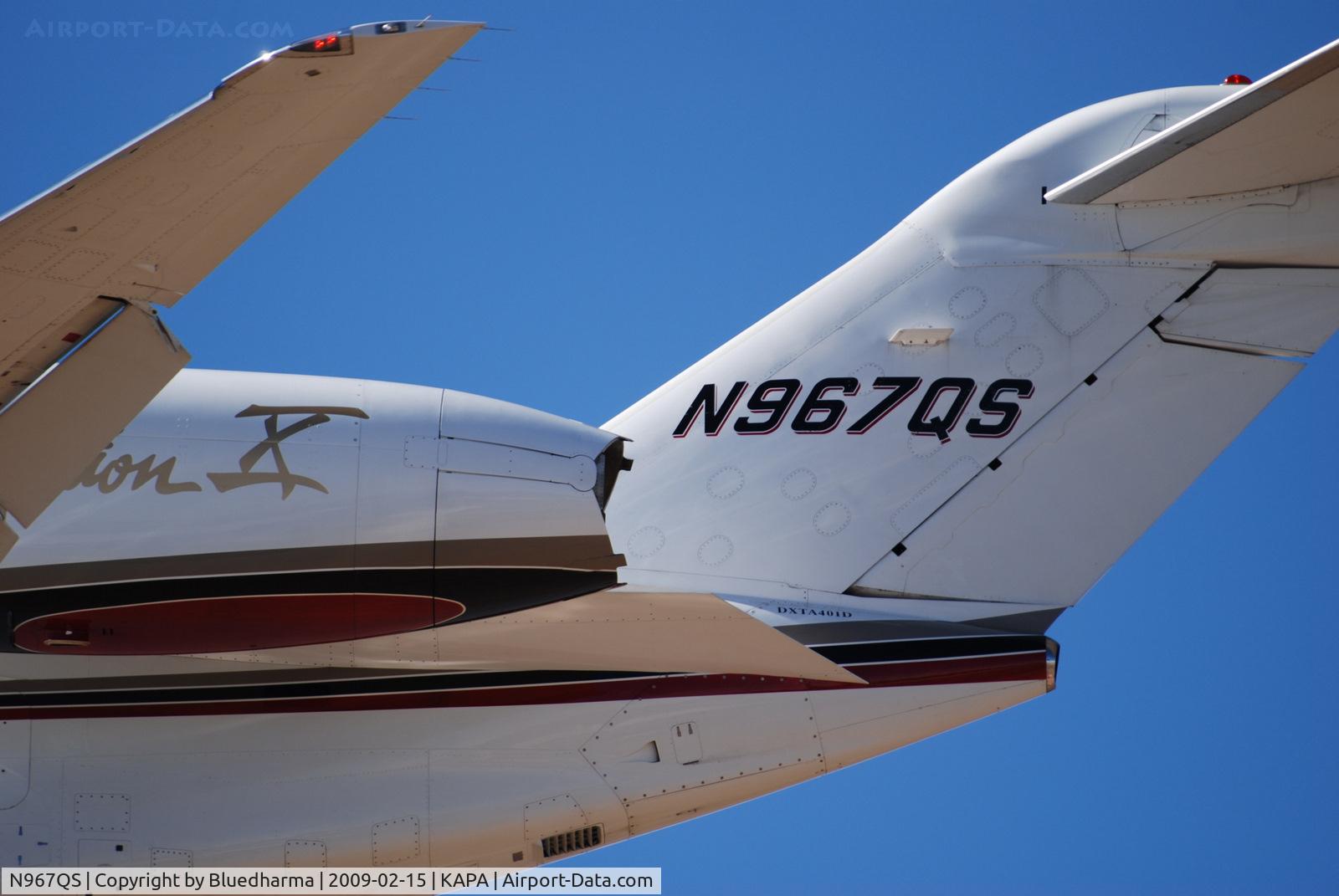 N967QS, 1998 Cessna 750 Citation X Citation X C/N 750-0067, On final to 17L.