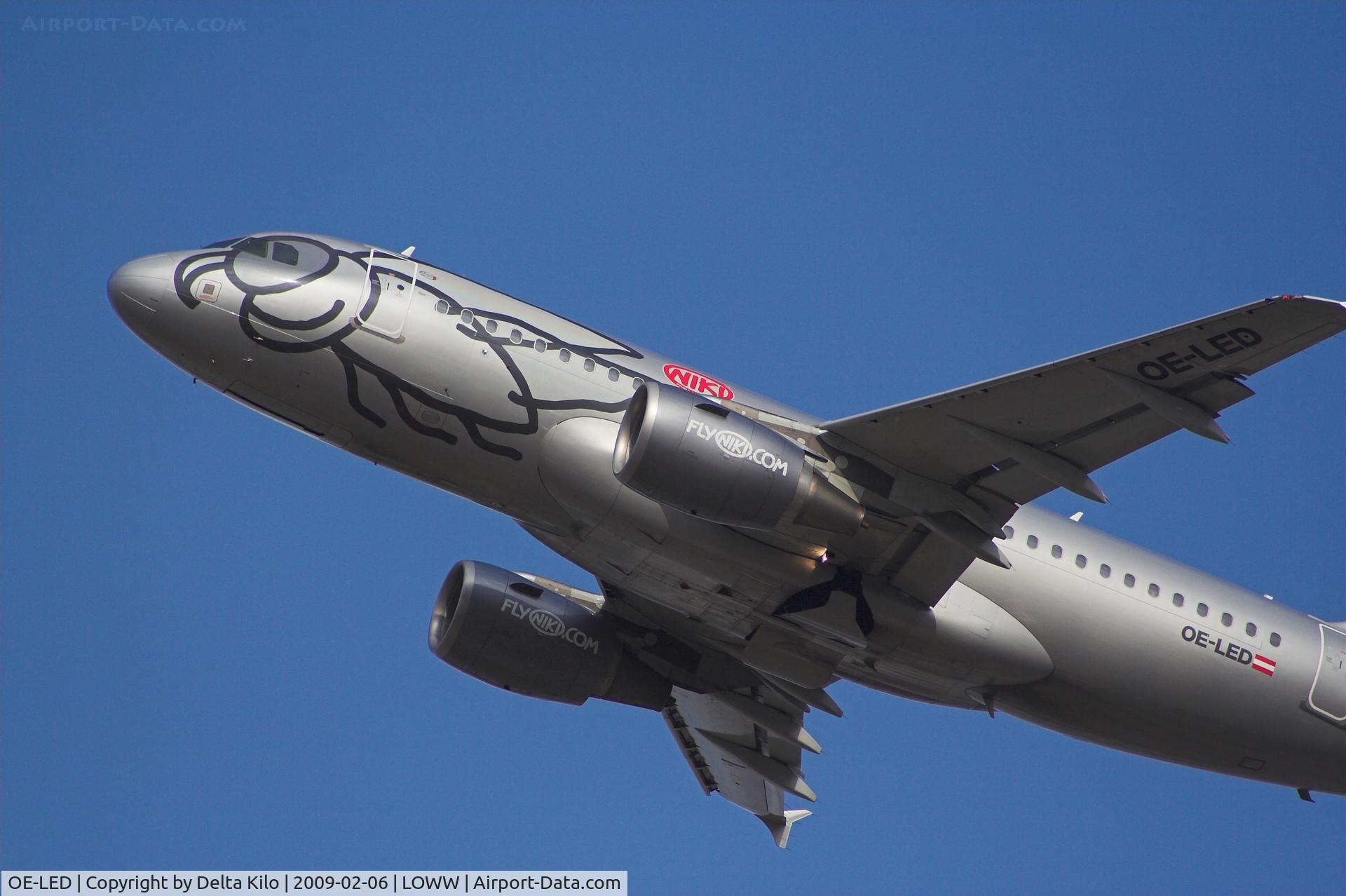 OE-LED, 2008 Airbus A319-112 C/N 3407, flyNIKI