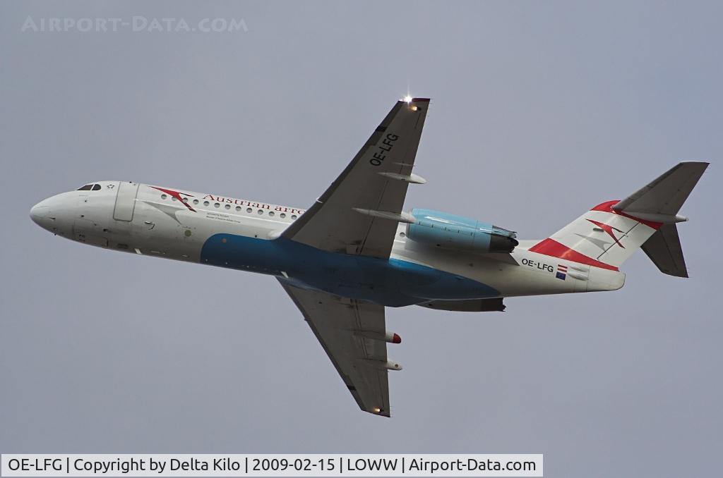 OE-LFG, 1995 Fokker 70 (F-28-0070) C/N 11549, AUSTRIAN ARROWS