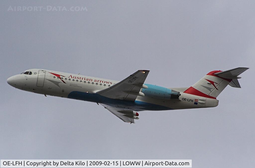 OE-LFH, 1995 Fokker 70 (F-28-0070) C/N 11554, AUSTRIAN ARROWS