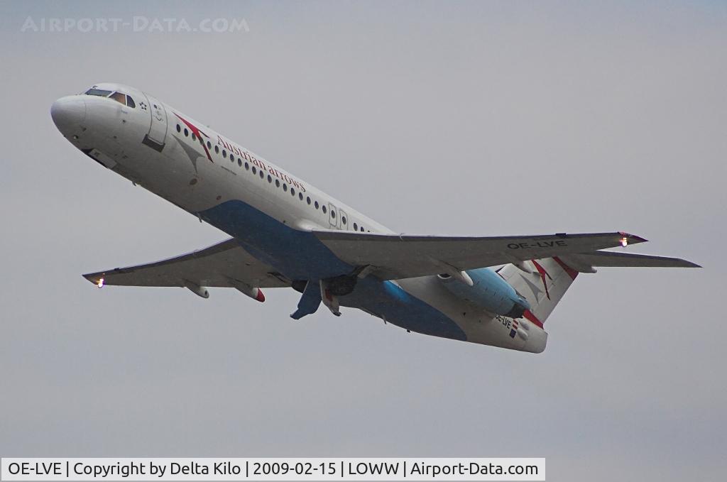 OE-LVE, 1994 Fokker 100 (F-28-0100) C/N 11499, AUSTRIAN ARROWS