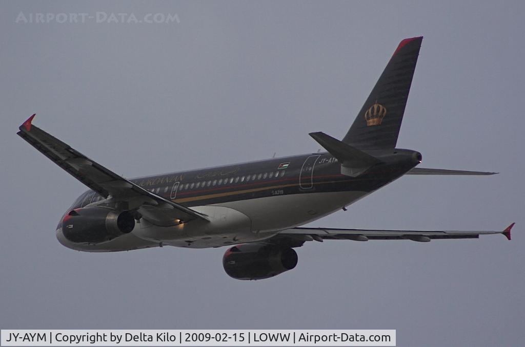 JY-AYM, 2008 Airbus A319-132 C/N 3685, ROYAL JORDANIAN  A-319-132