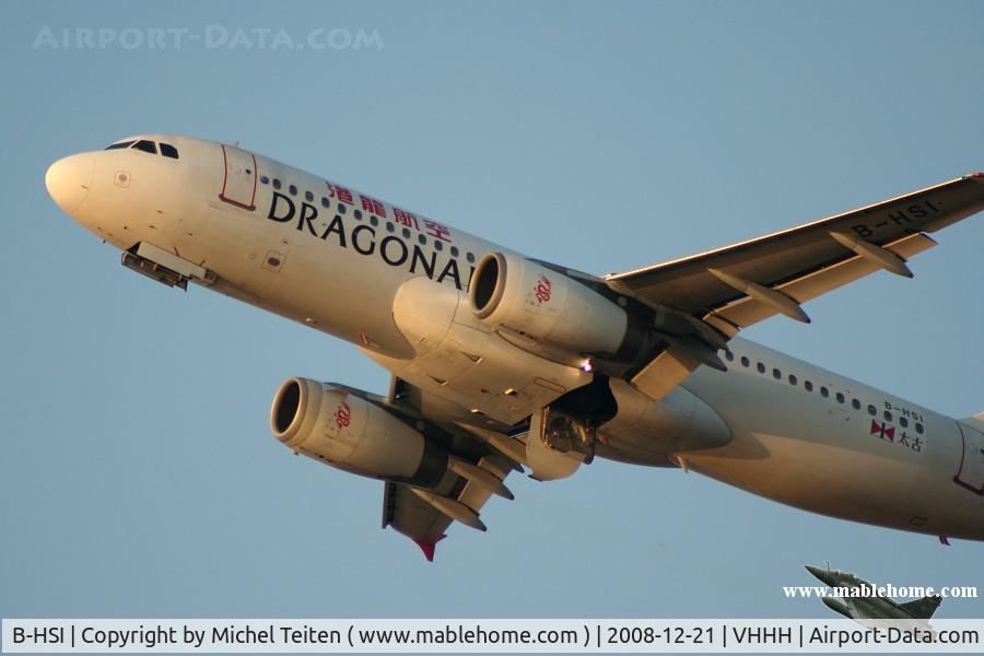 B-HSI, 1999 Airbus A320-232 C/N 0930, Dragonair